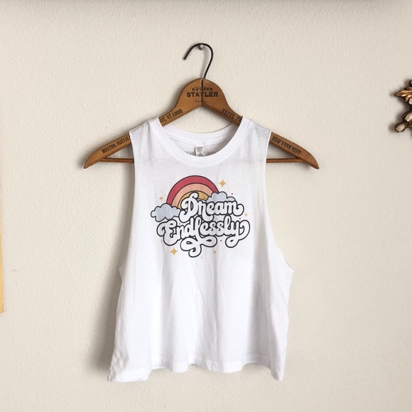 She Emerges Tops - She Emerges Dream Endlessly Cropped Tank